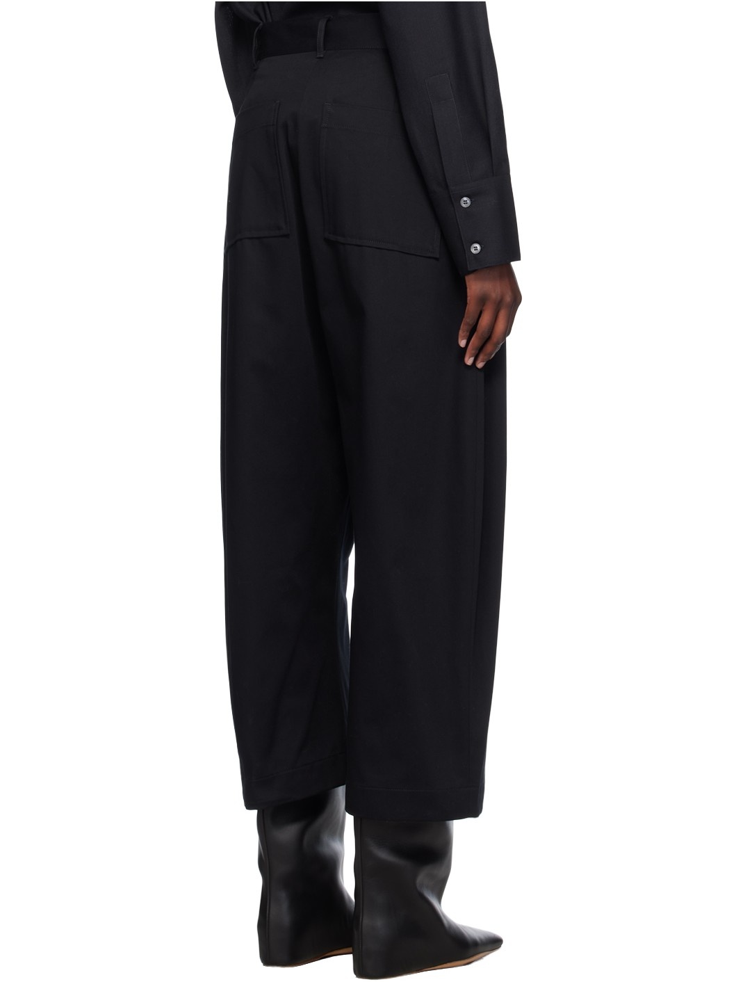 Navy Chalco Trousers - 3