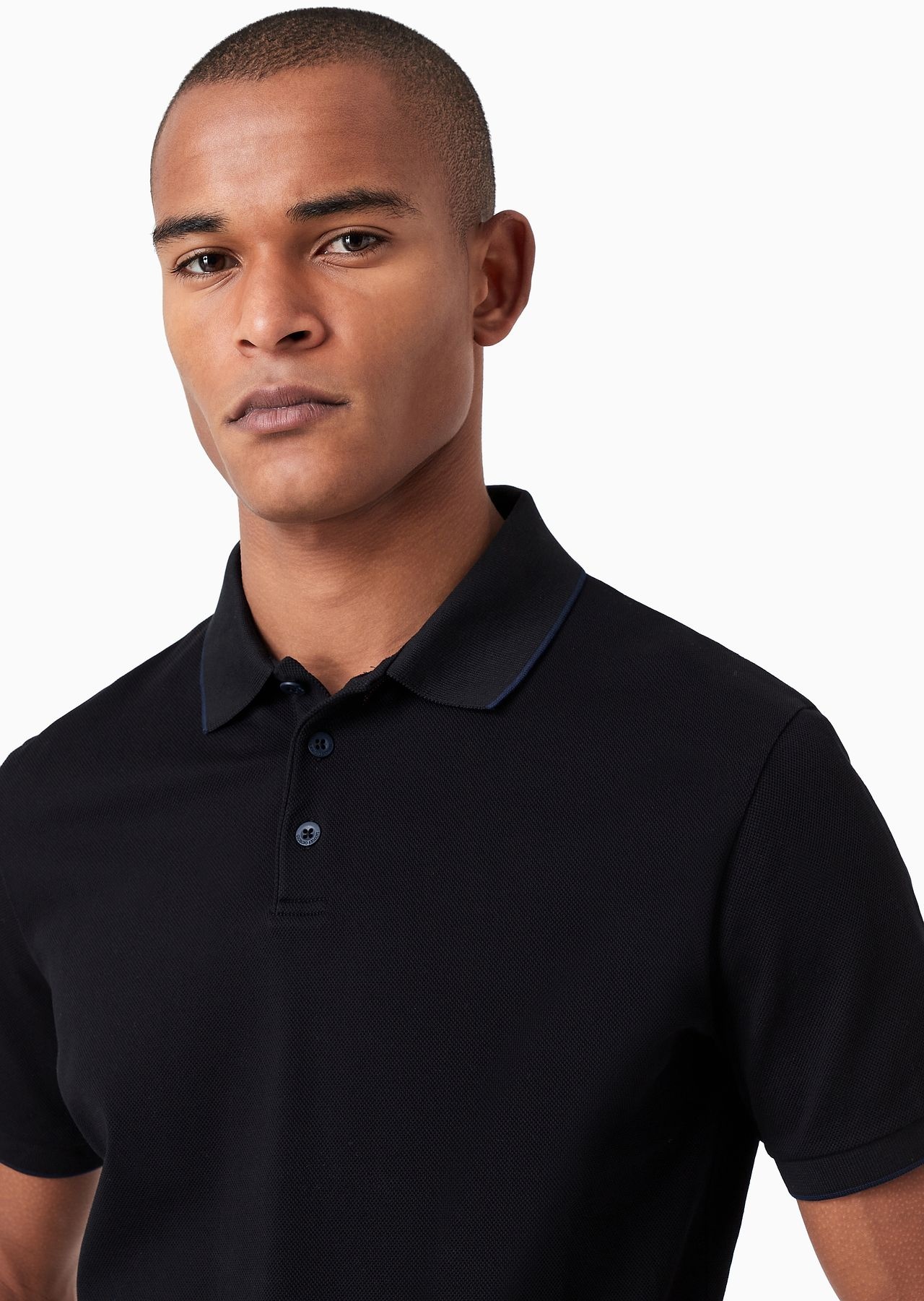 Piqué polo shirt in lisle cotton yarn - 6