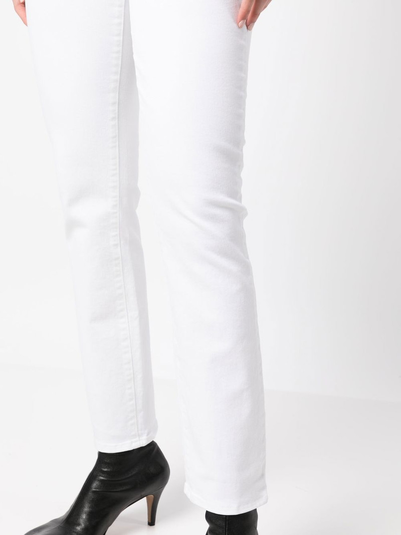 slim-cut high-waist jeans 5
