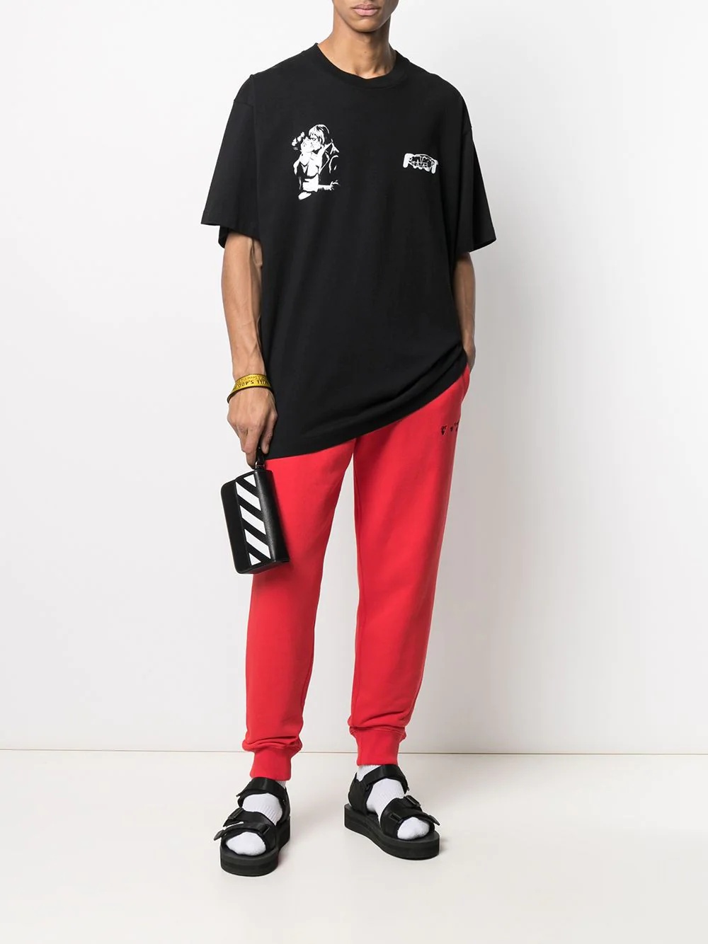 logo-rint track pants - 2