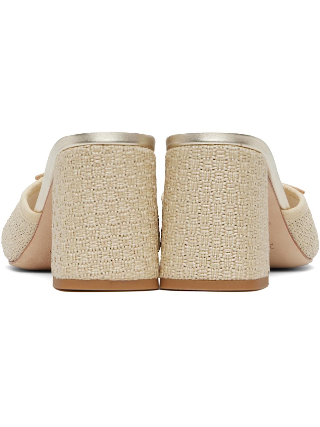 Beige Jordana Mules - 2