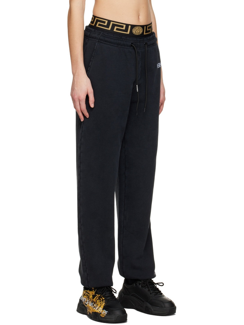 Black Distressed Lounge Pants 2