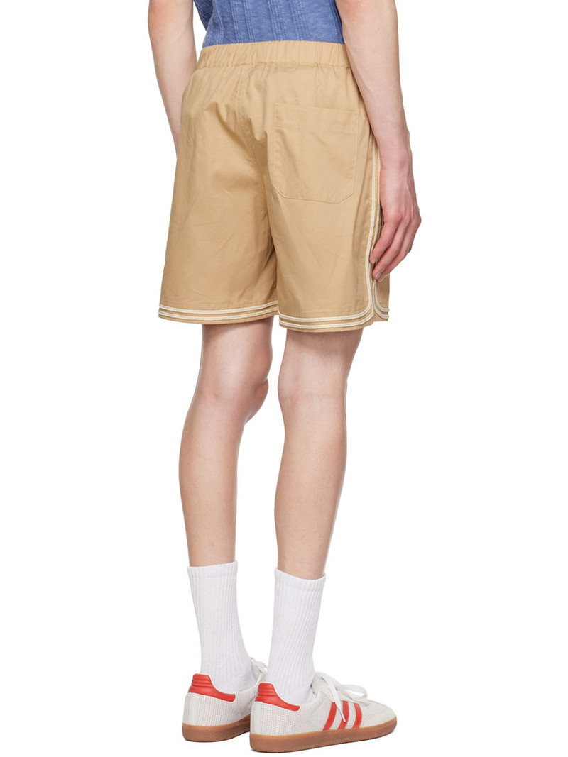 Beige Braided Cord Shorts 3