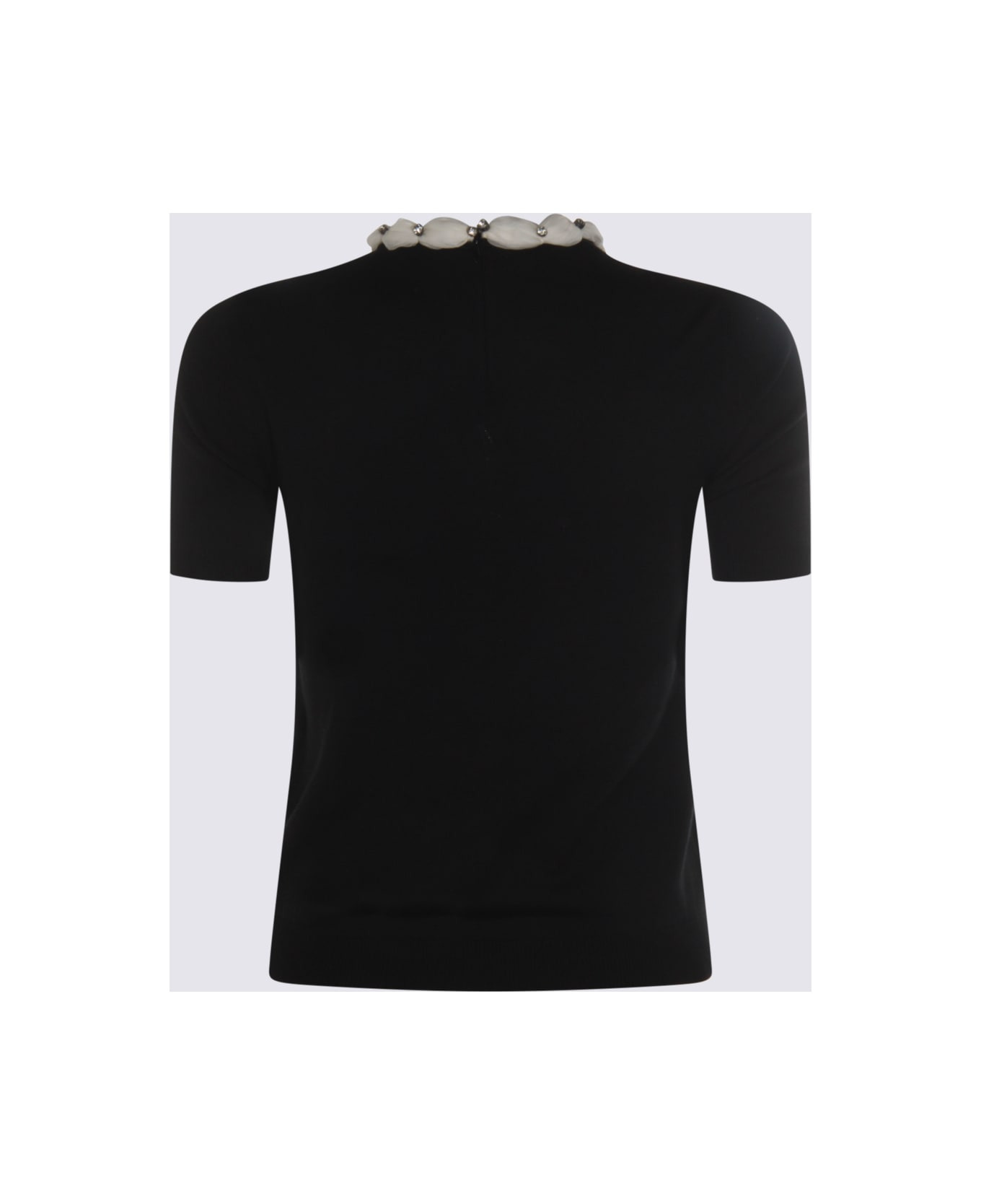 Black Wool Knitwear - 2
