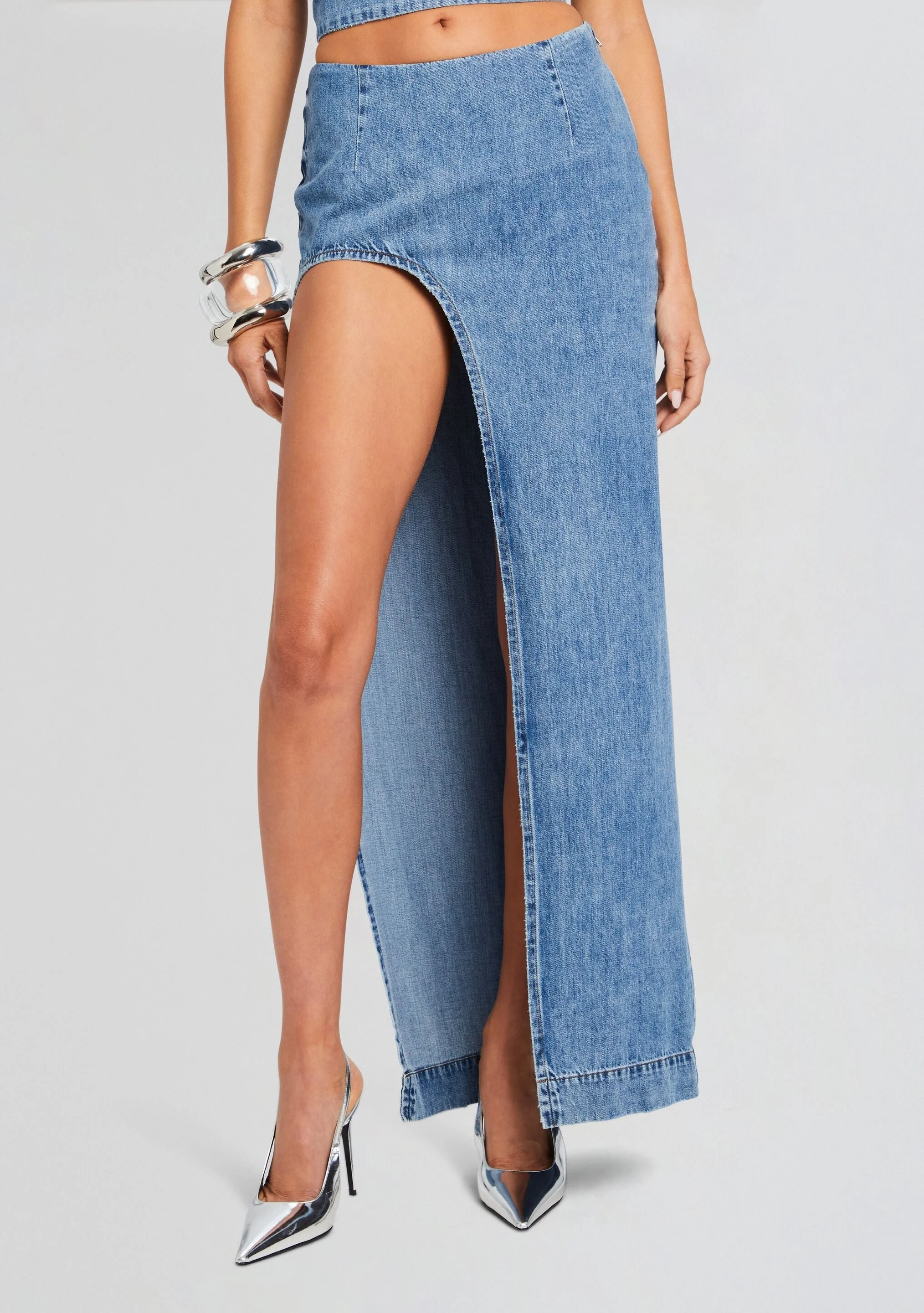 WYNTER DENIM SKIRT - 1