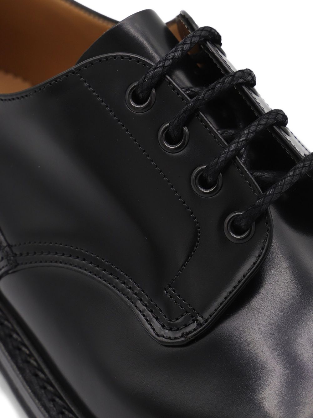 leather lace-up shoes - 4