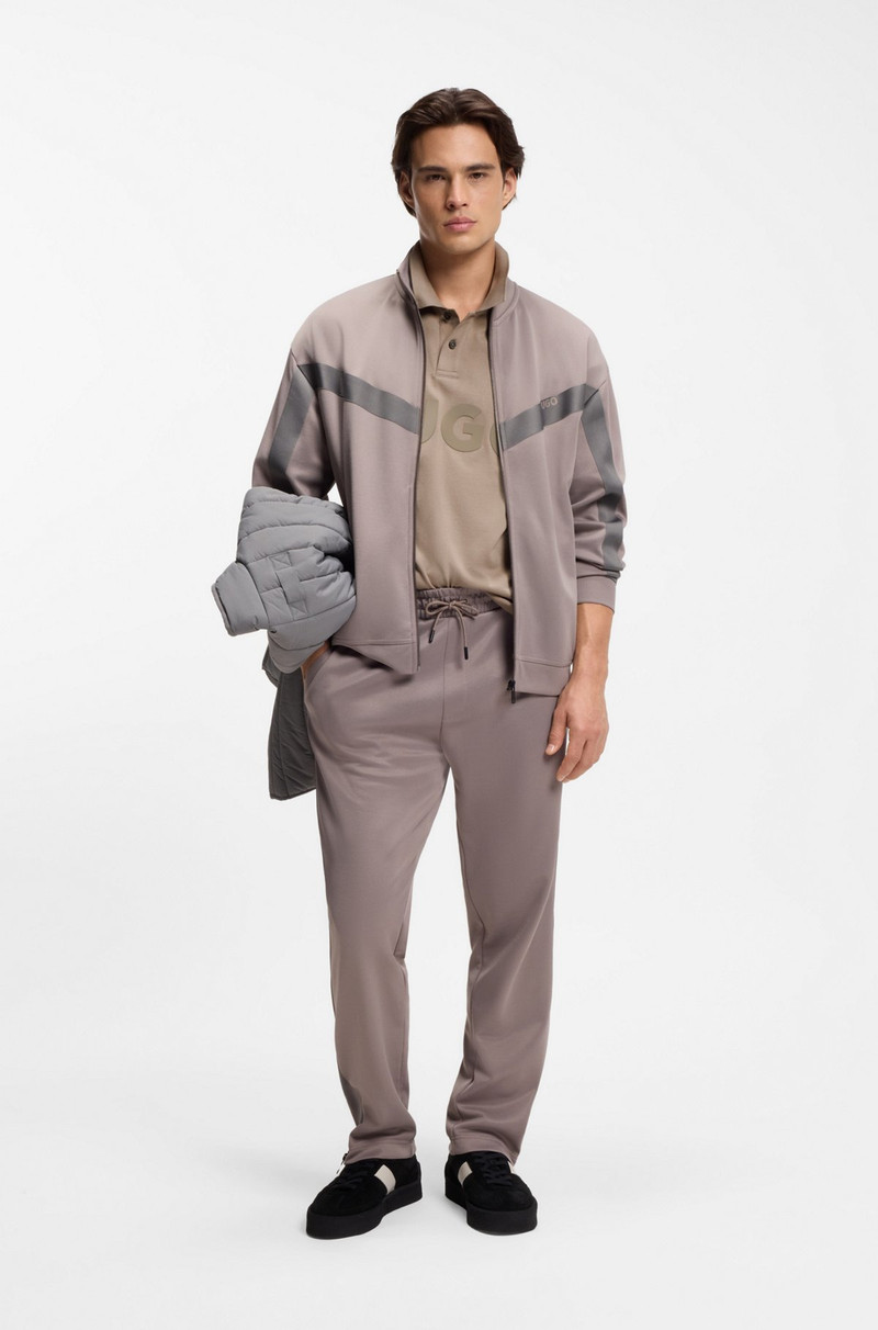 HUGO OVERSIZE-FIT POLO SHIRT IN COTTON WITH TONAL LOGO outlook