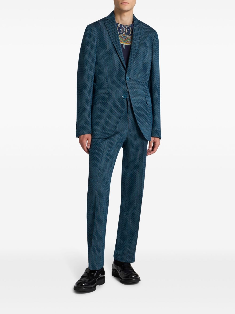 checked blazer - 2