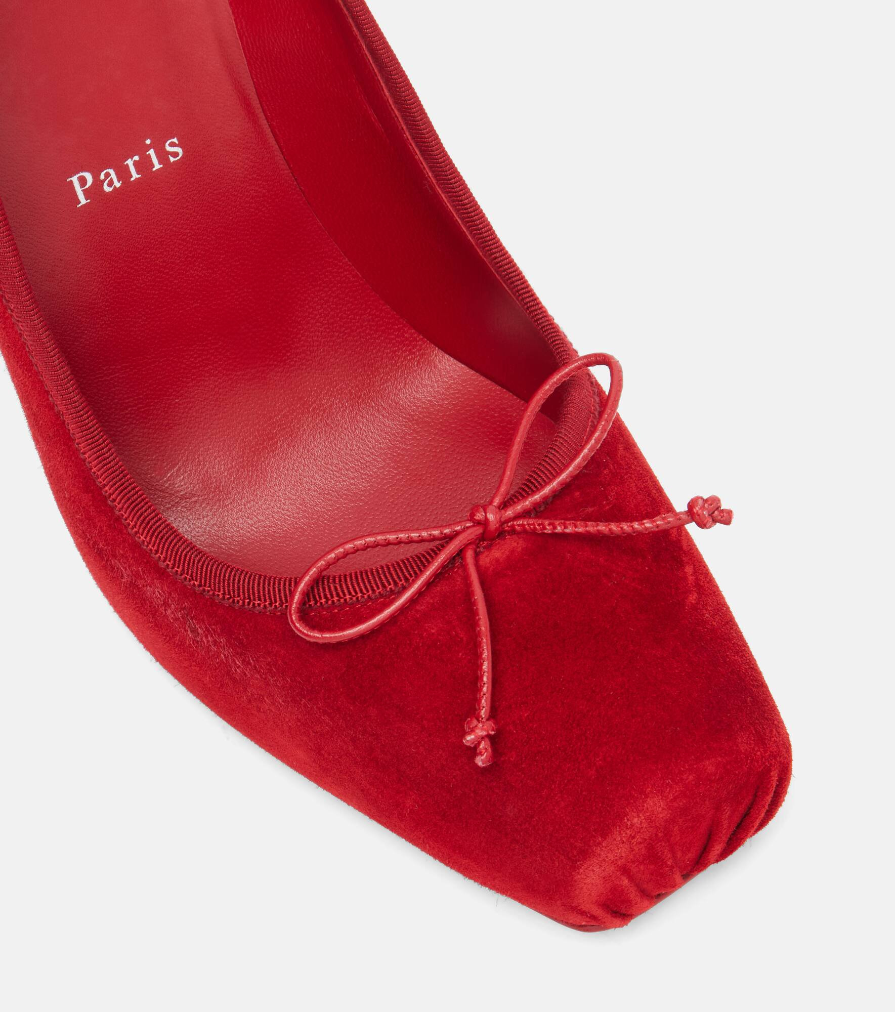 Cassia Nodo 100 suede pumps - 5
