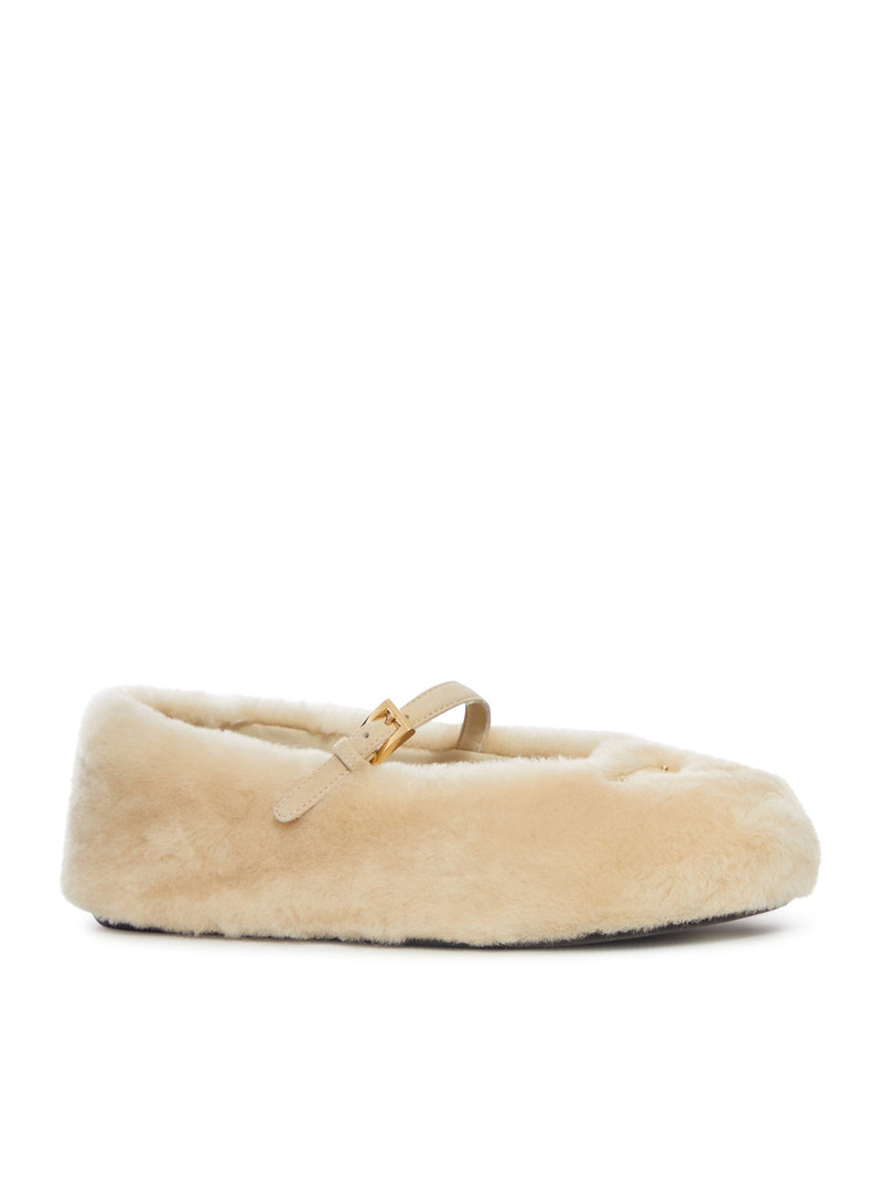 Prada SHEARLING BALLERINAS outlook