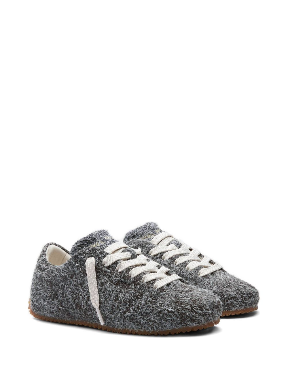 shaggy suede sneakers - 2