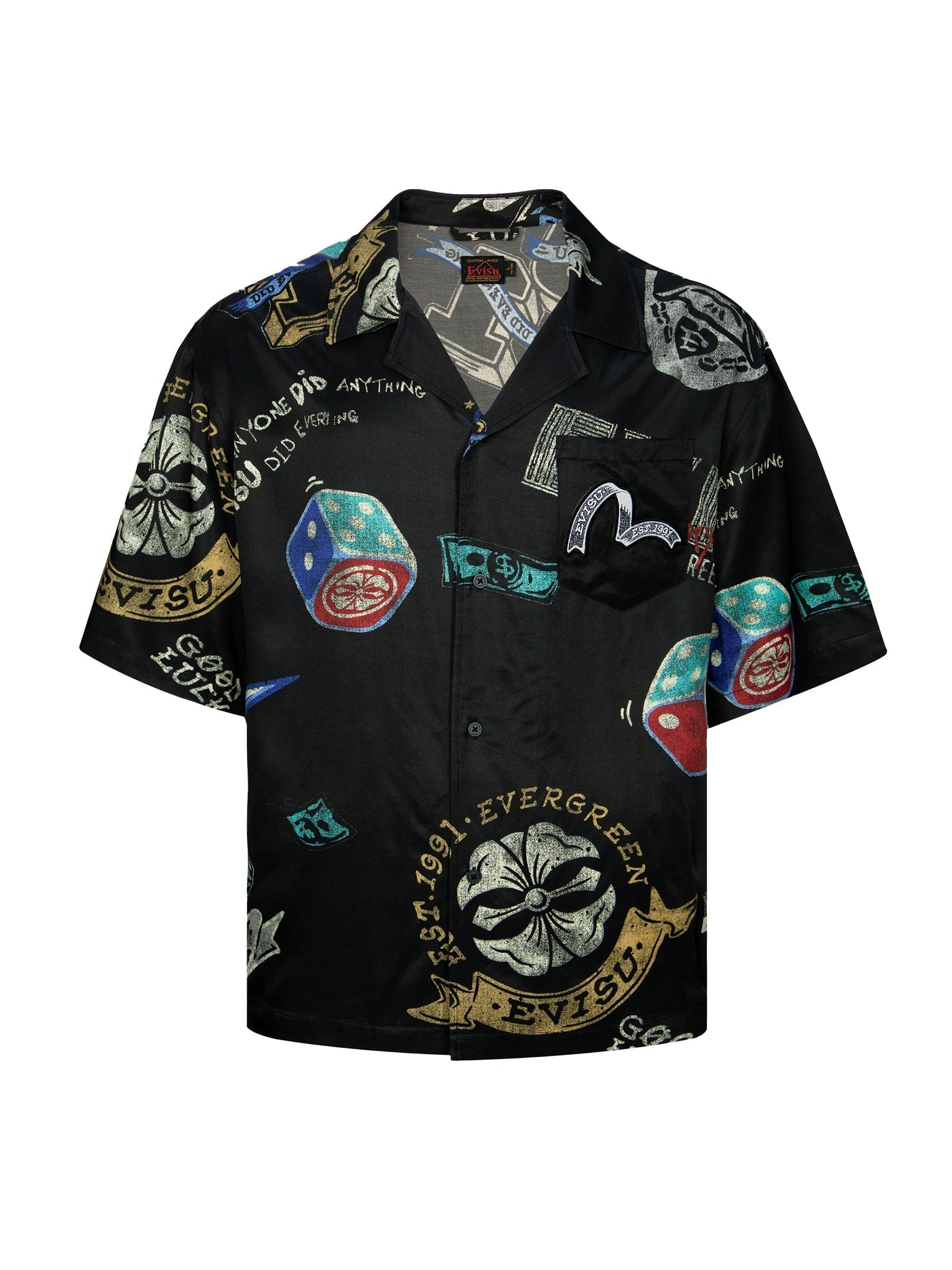 ALLOVER GAMING PRINT BOXY SHORT-SLEEVED SHIRT - 12