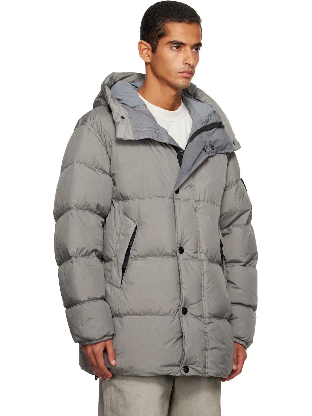 Gray 4100012 Crinkle Reps NY Down Jacket - 2