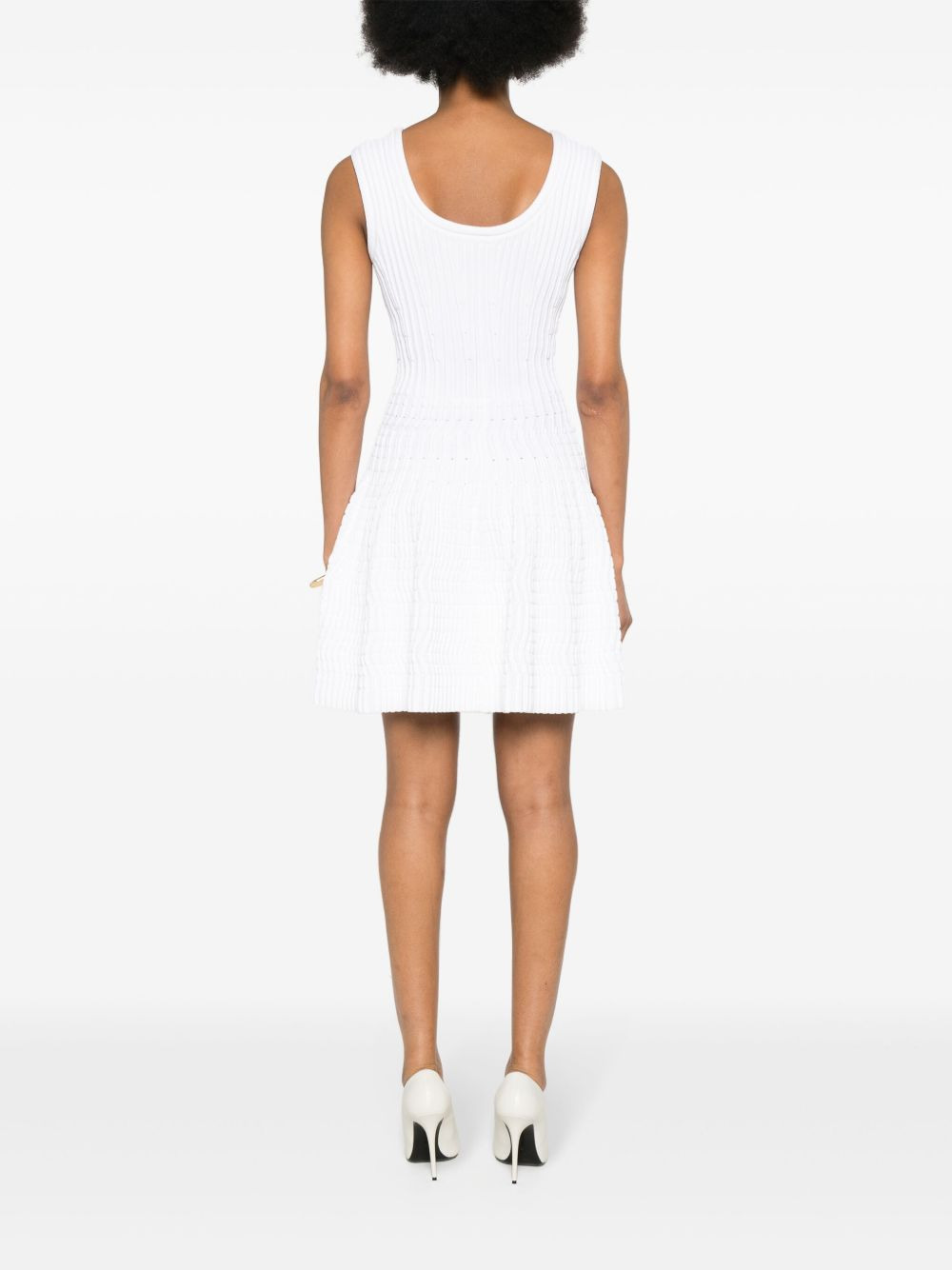 3D-knit mini dress - 4