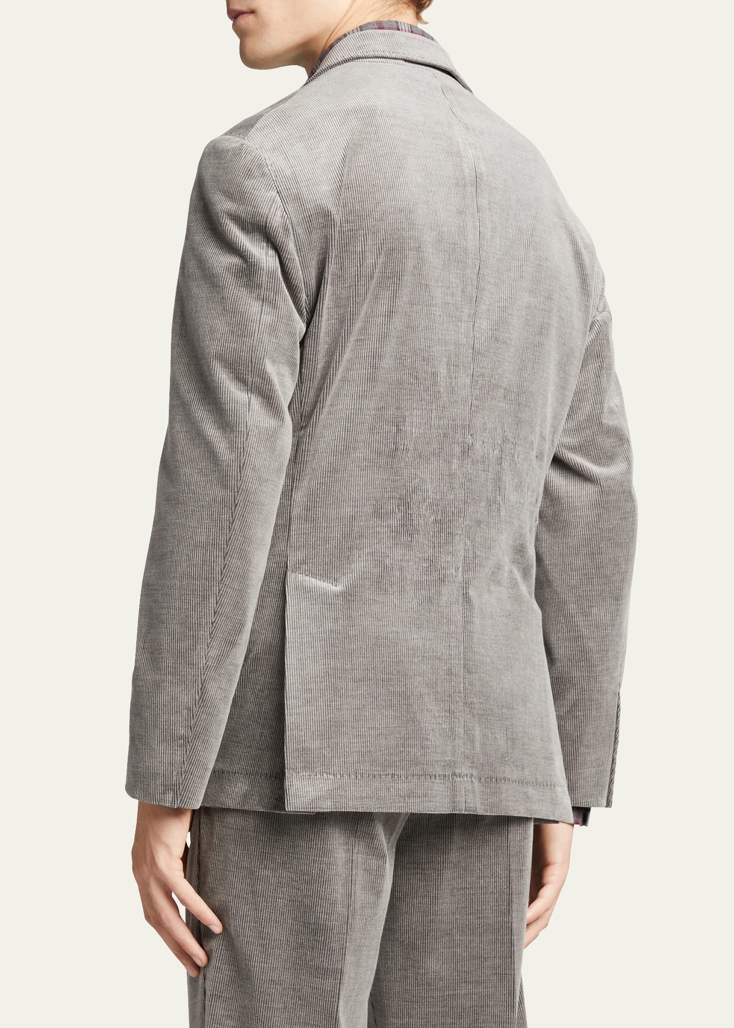 Men's Fine Corduroy 3-Patch Suit - 3