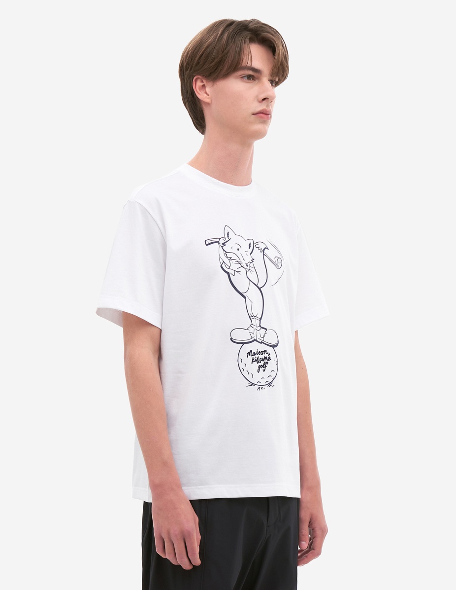 Men Swing Fox Print T-shirt - 3