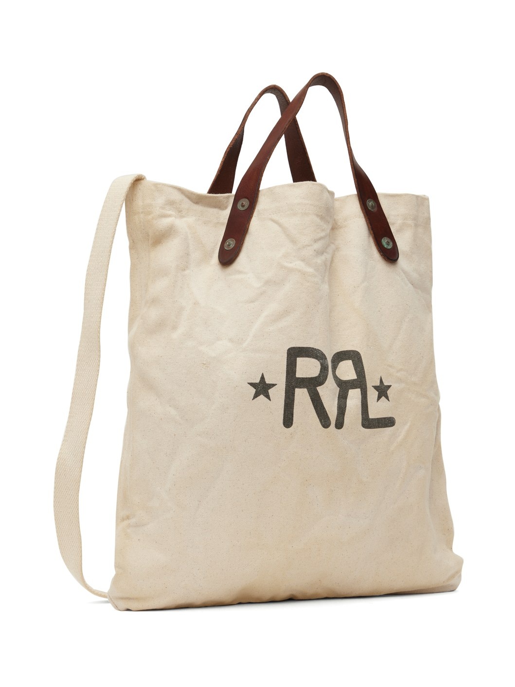RRL by Ralph Lauren Beige Pocket Tote ssense REVERSIBLE