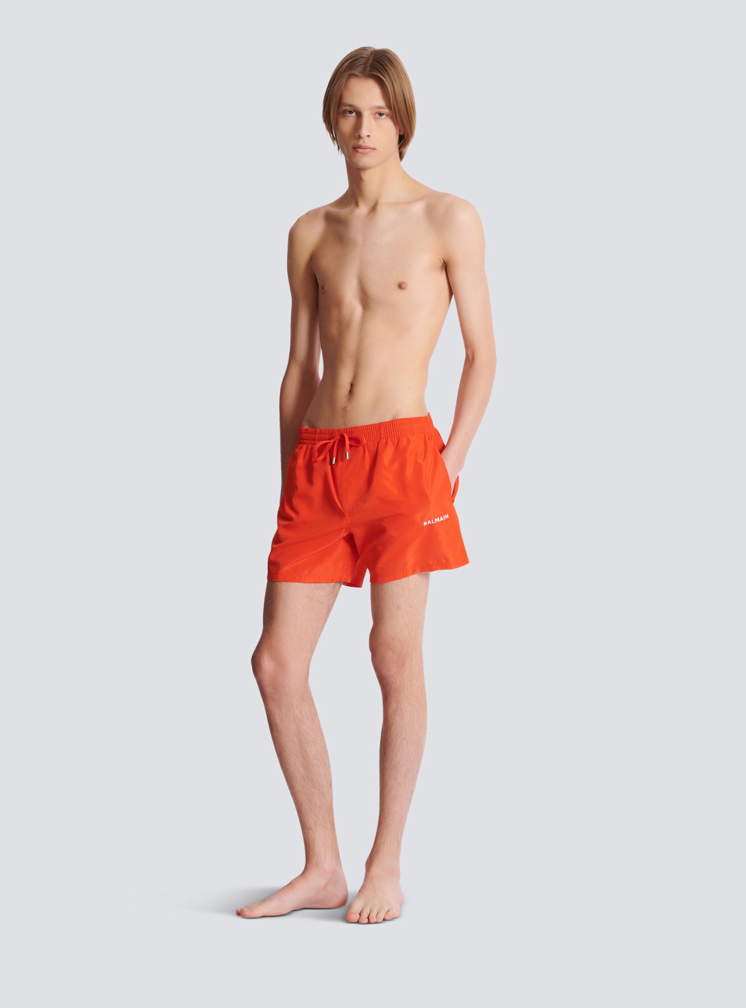 Balmain logo swim shorts - 3