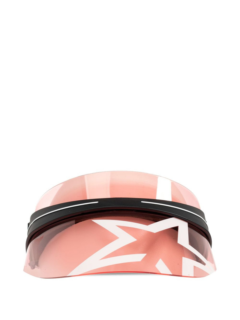 star-print visor hat 1