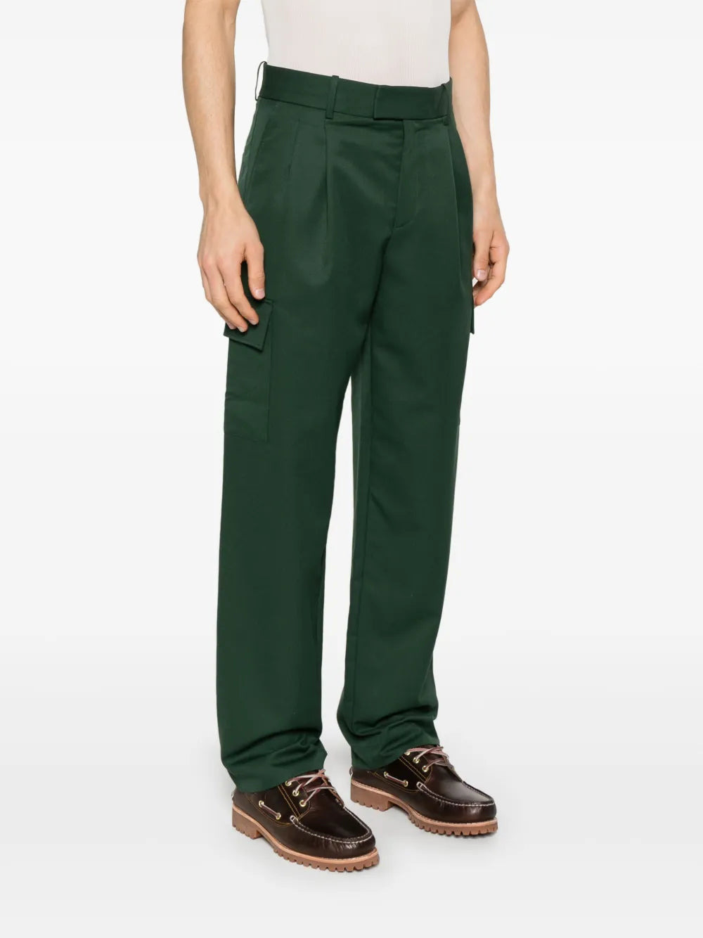 Pantalon cargo en laine - 3