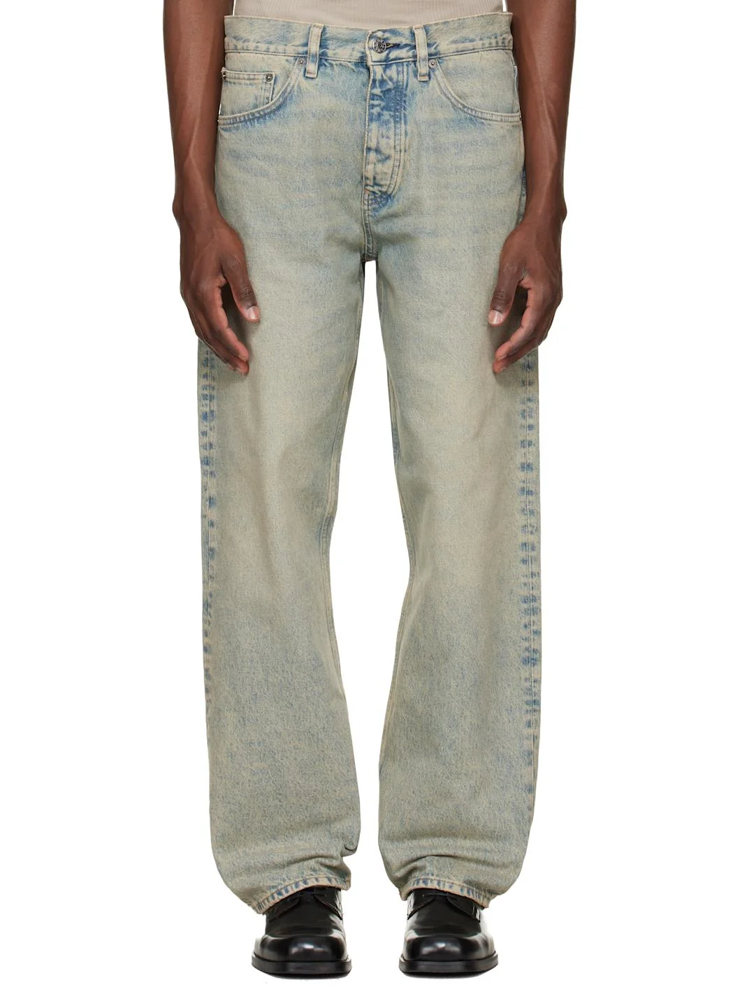 Blue Loose Jeans - 1