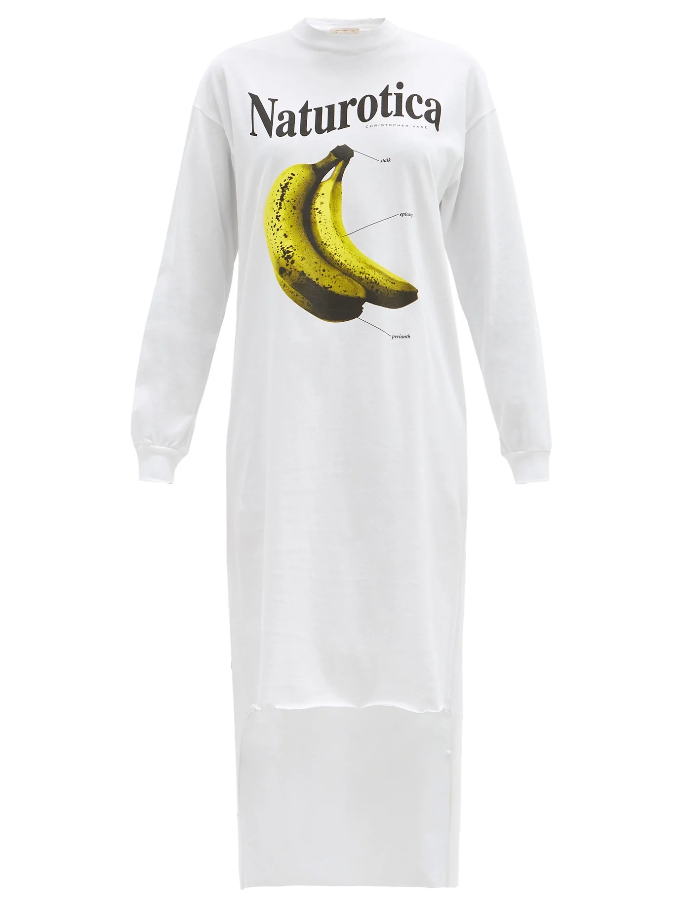 Naturotica-print sweatshirt dress - 1