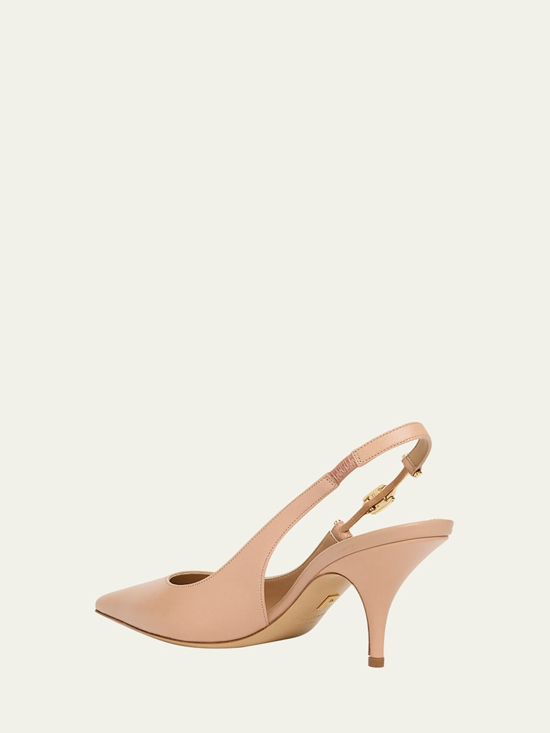 FERRAGAMO Tally Logo Slingback Pumps outlook