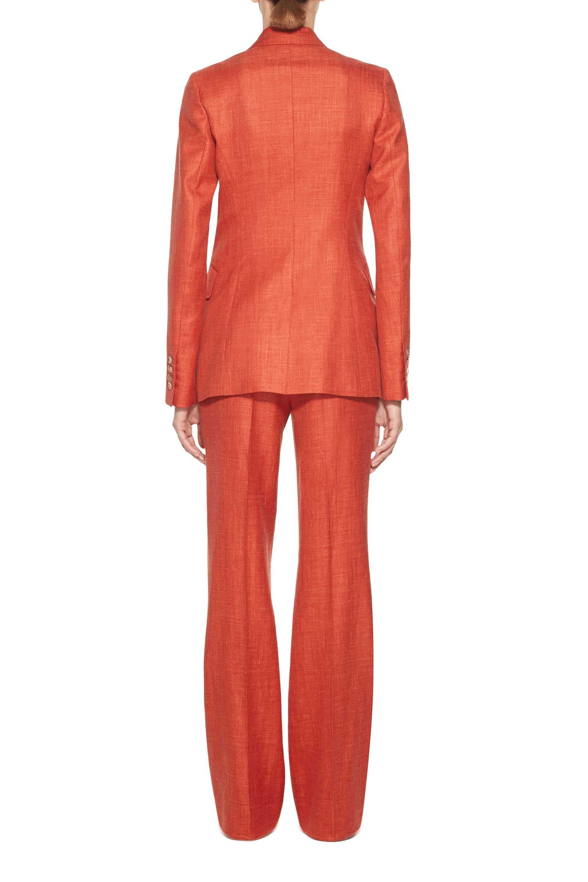 Angela Blazer in Silk Wool with Linen - 5