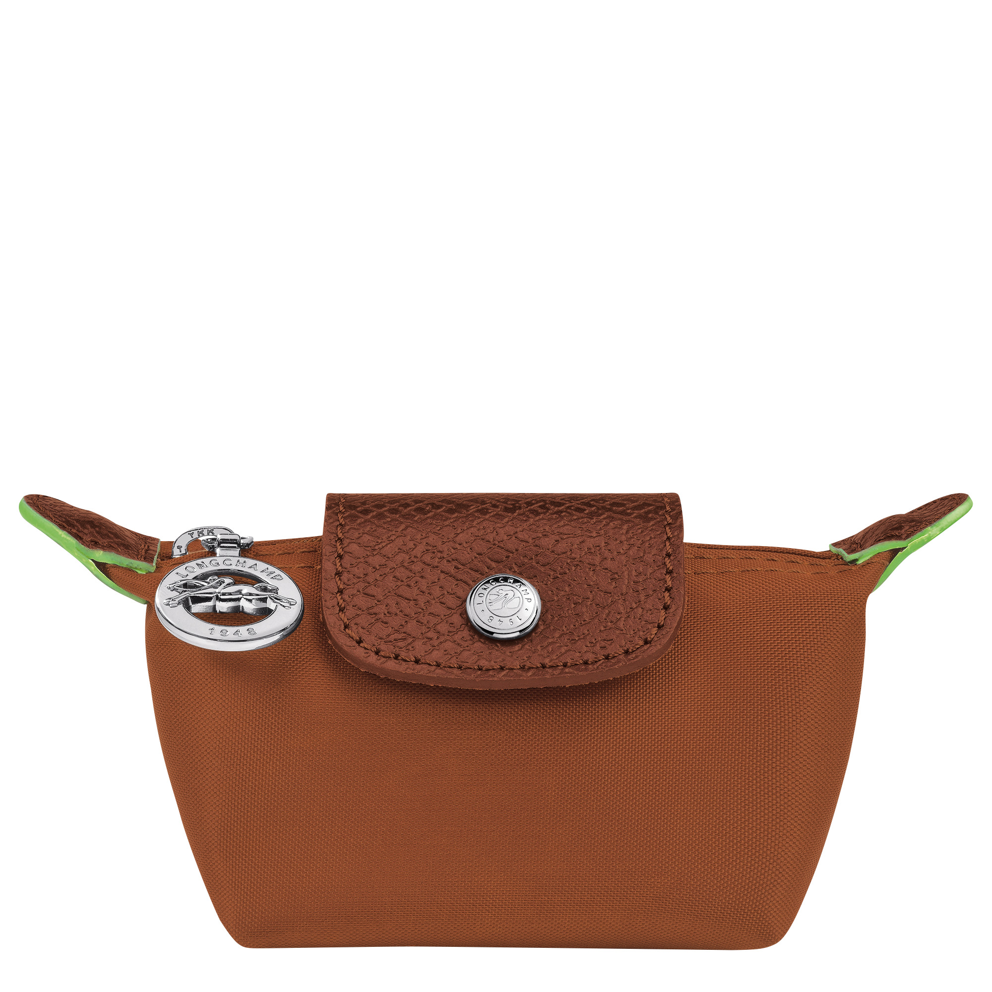 Le Pliage Green Coin purse Cognac - Recycled canvas - 1