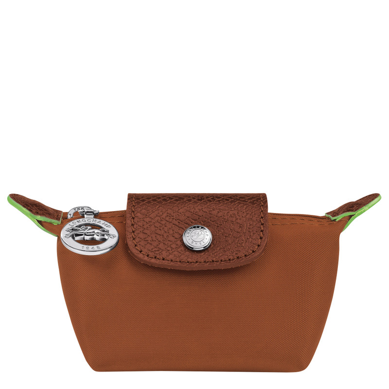 Le Pliage Green Coin purse Cognac - Recycled canvas 1