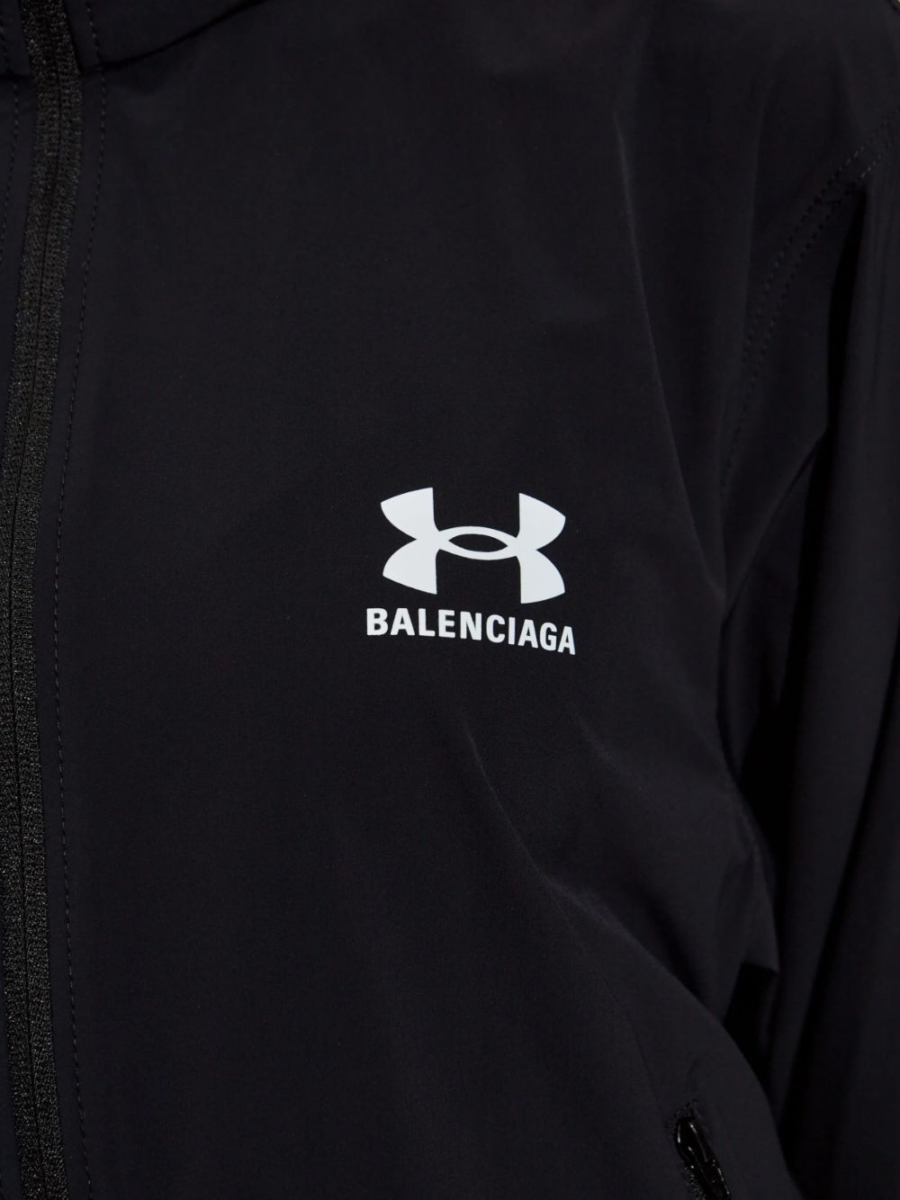 logo-print jacket - 5