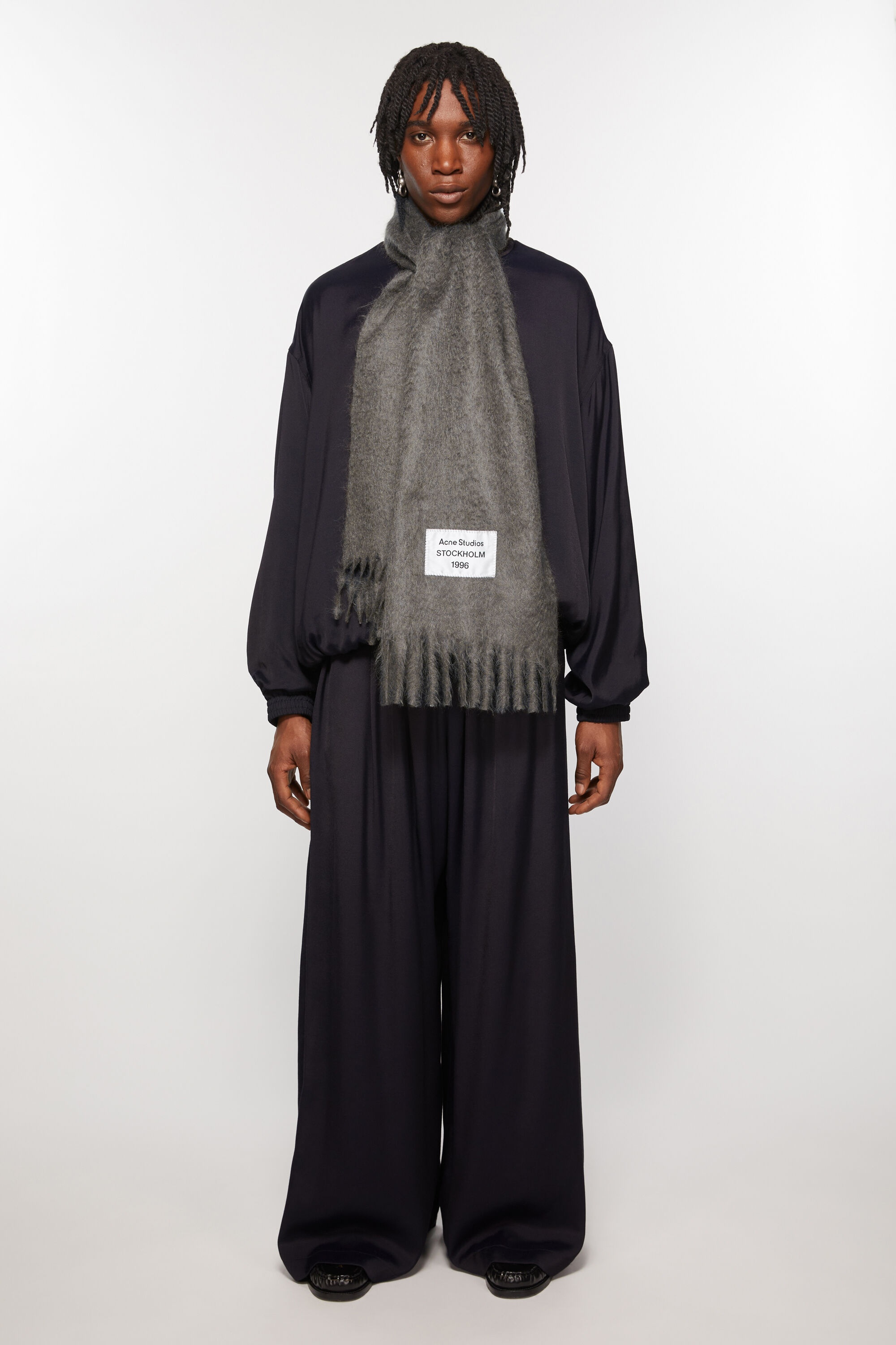 【ACNE STUDIOS】alpaca blend scarf for（関税込み） Acne Studios Heavy Plaid Alpaca-Blend Scarf | Liberty