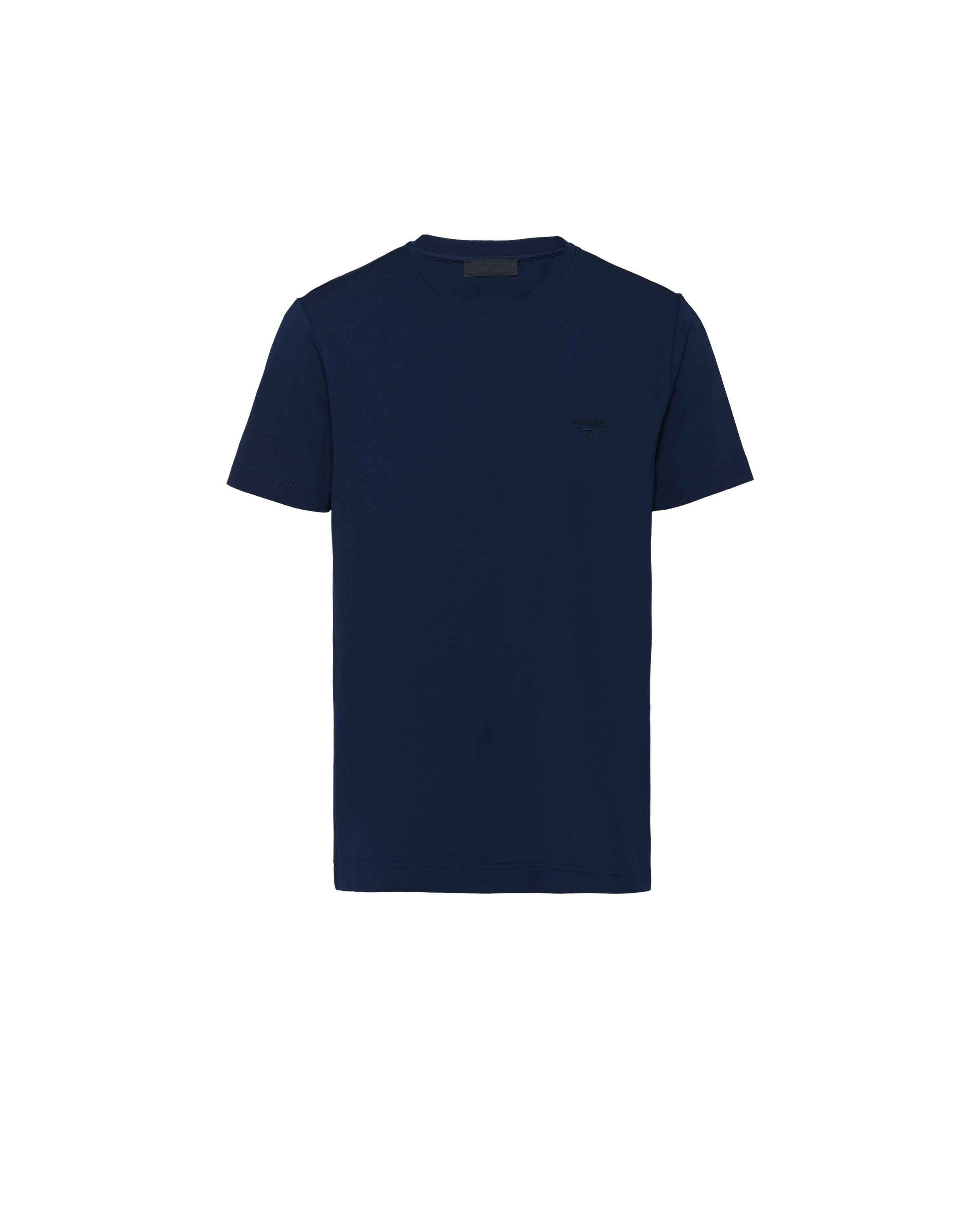 Stretch cotton T-shirt - 1