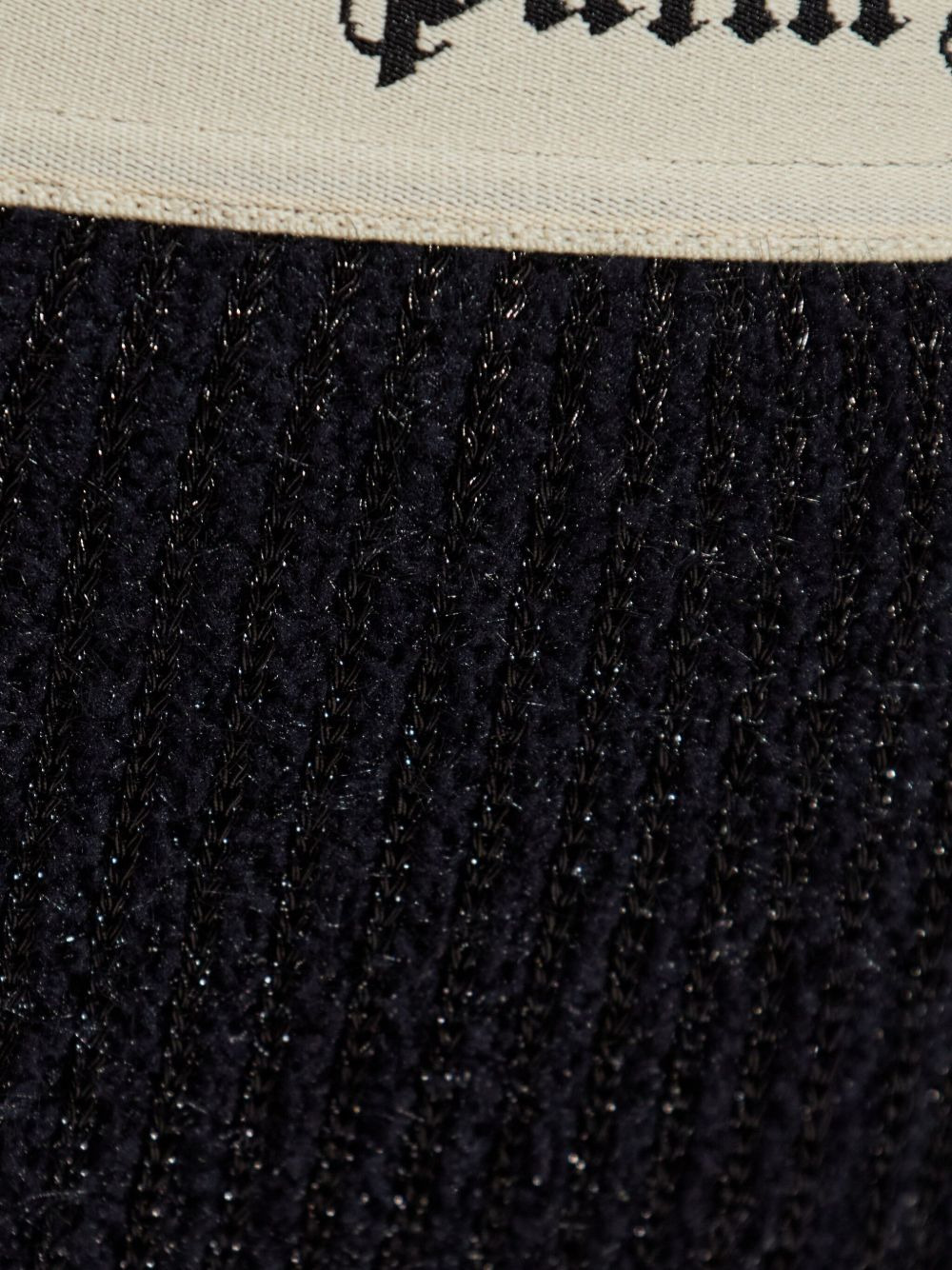 logo-waistband flared trousers - 5