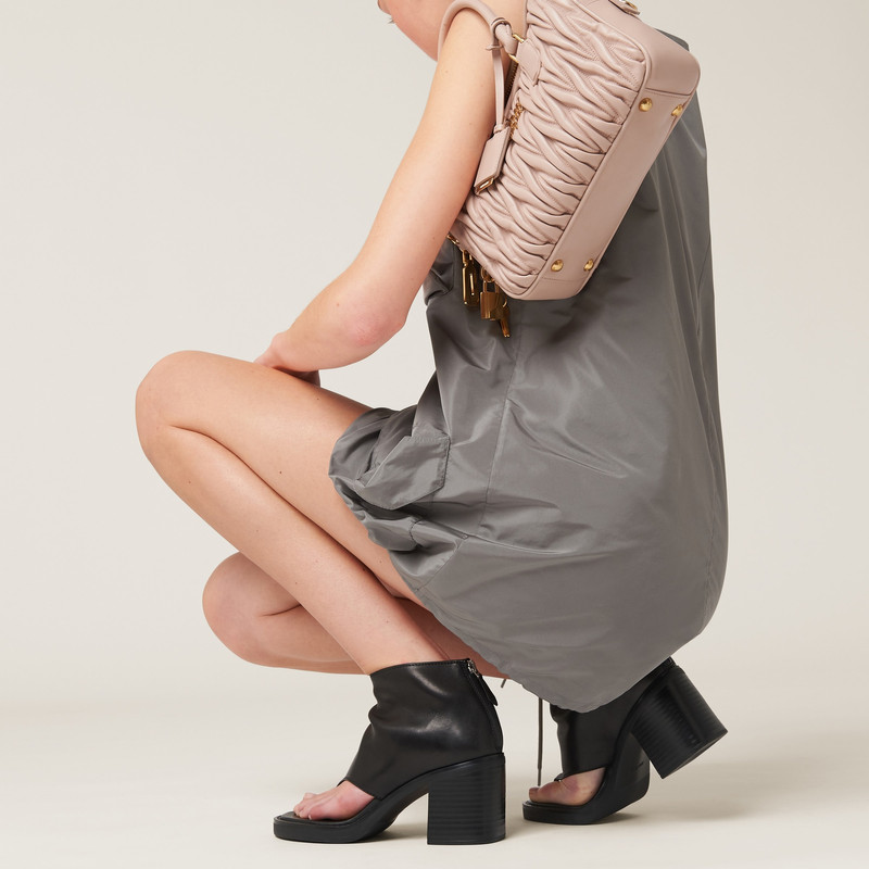 Leather thong booties 5