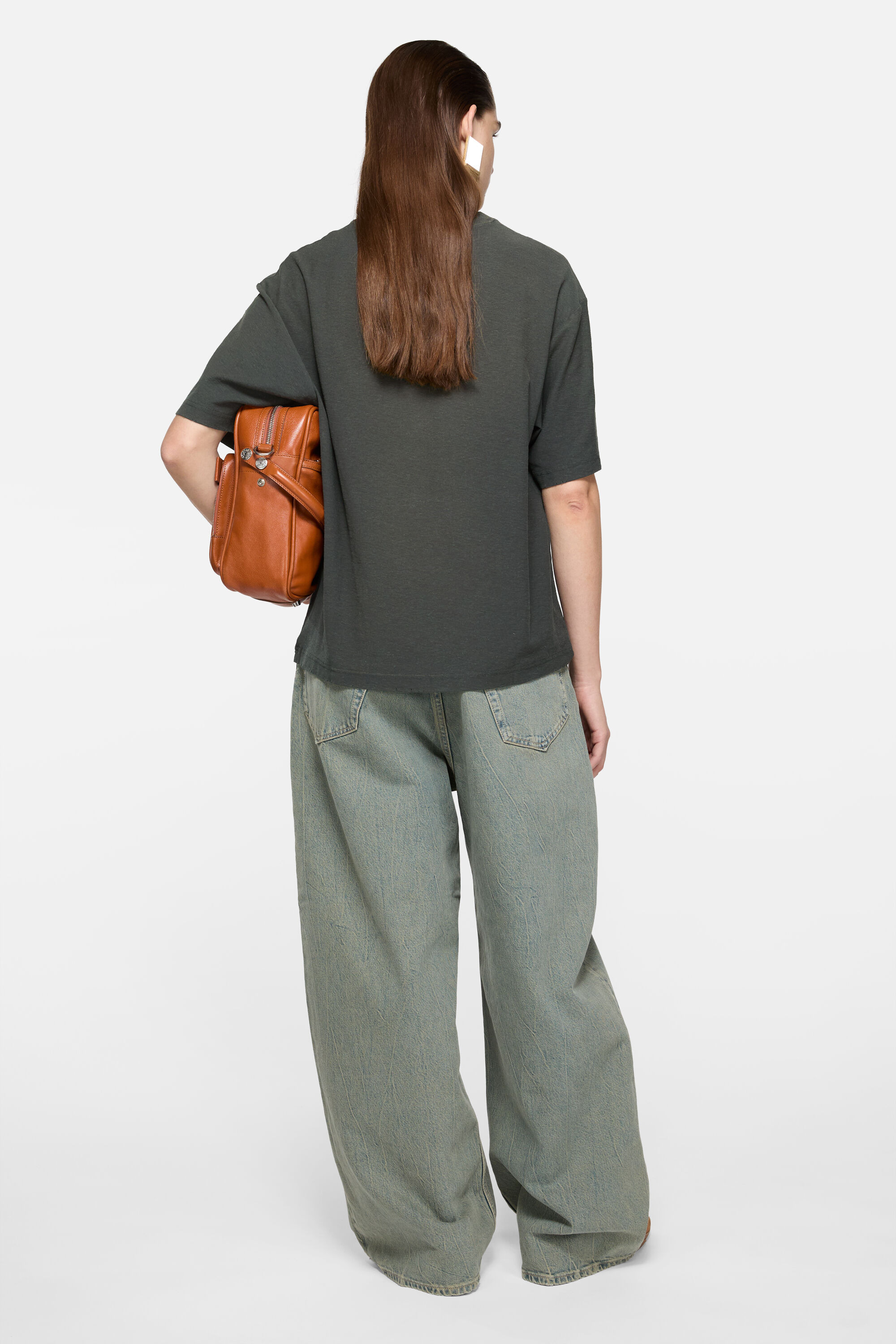 Logo t-shirt - Relaxed fit - Faded black - 3