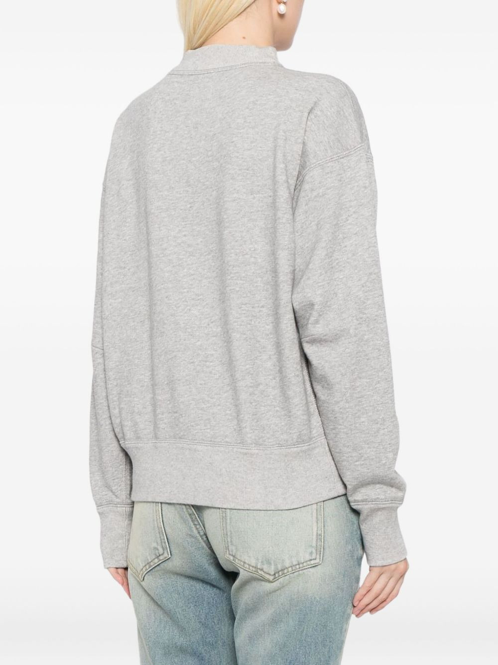 logo high-neck sweatshirt - 4