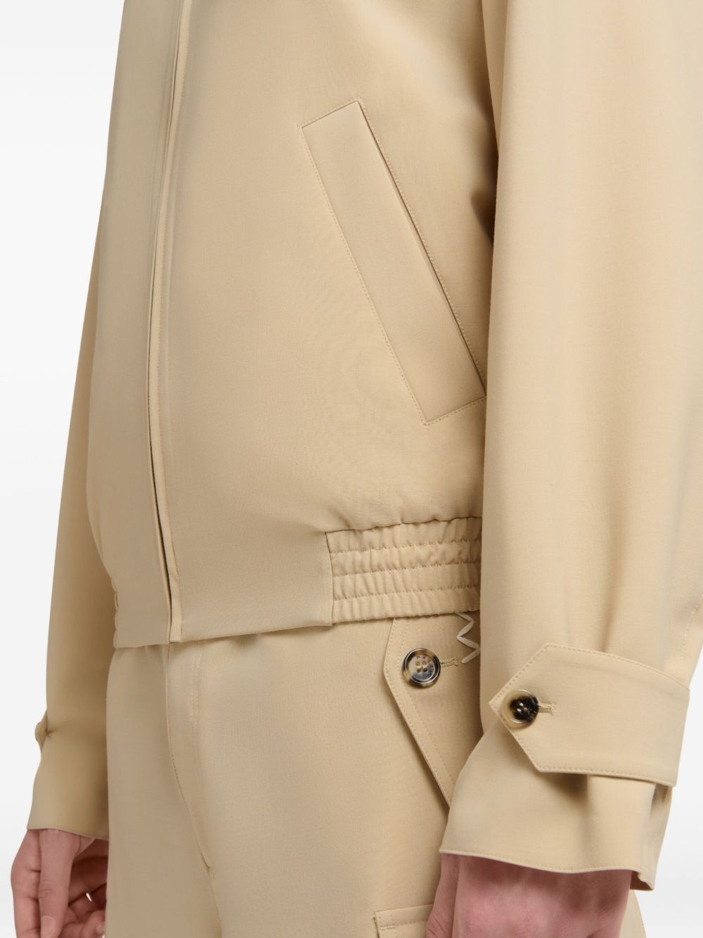 logo-embroidered jacket - 5