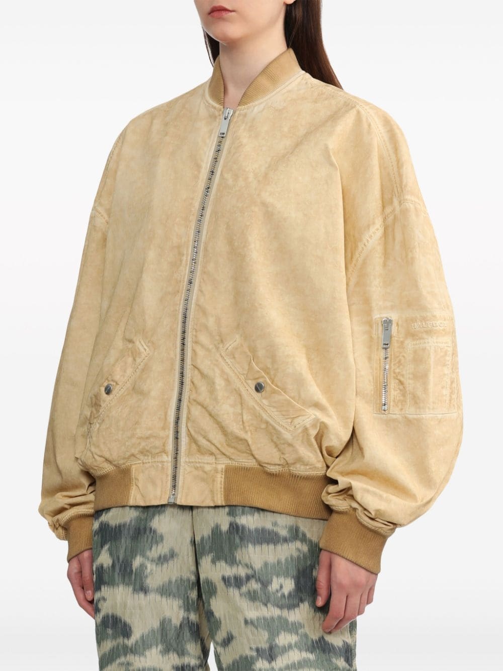 cotton bomber jacket - 3