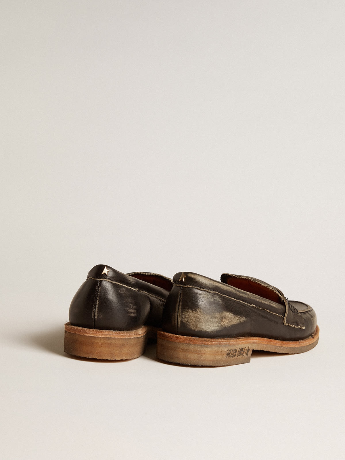 Women’s Jerry loafer in black leather - 4