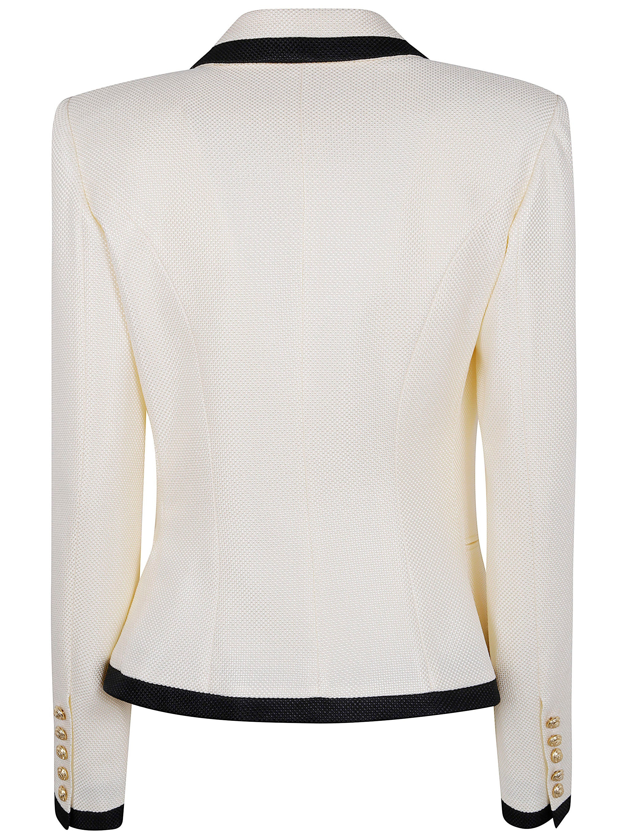 Balmain Women One Button Fitted Natte Jacket - 2