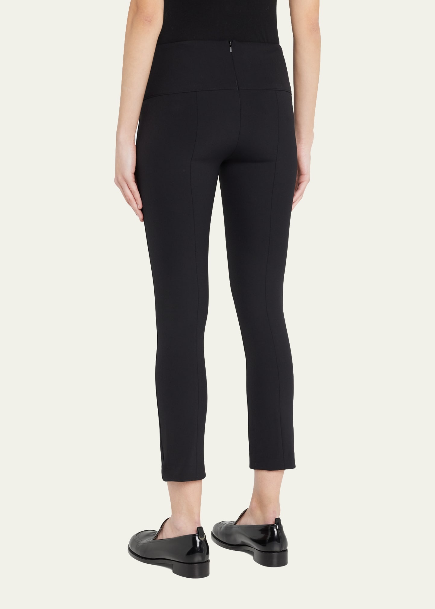 Zip-Back Scuba Leggings - 3