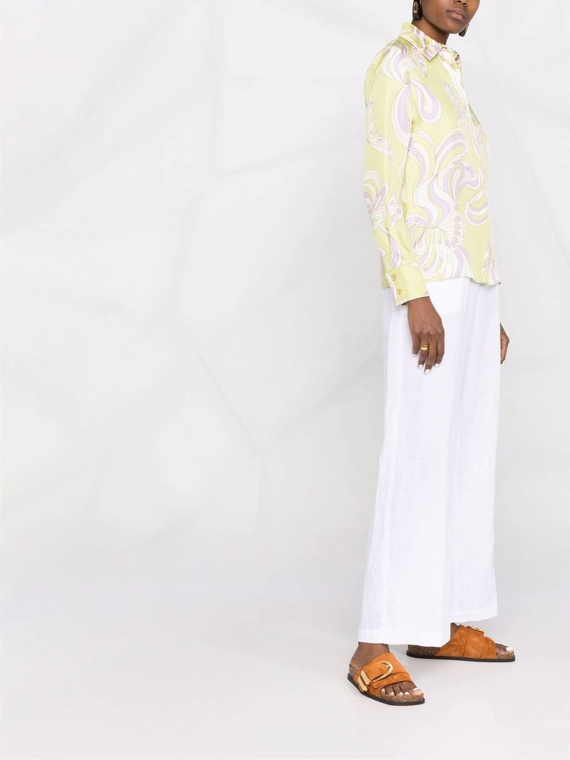 elasticated straight-leg trousers 4