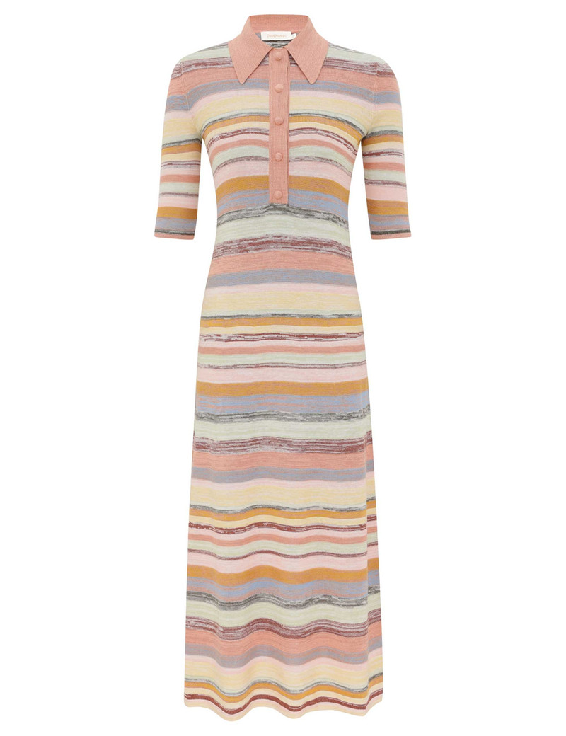 LUNA MOULINE POLO MIDI DRESS 1