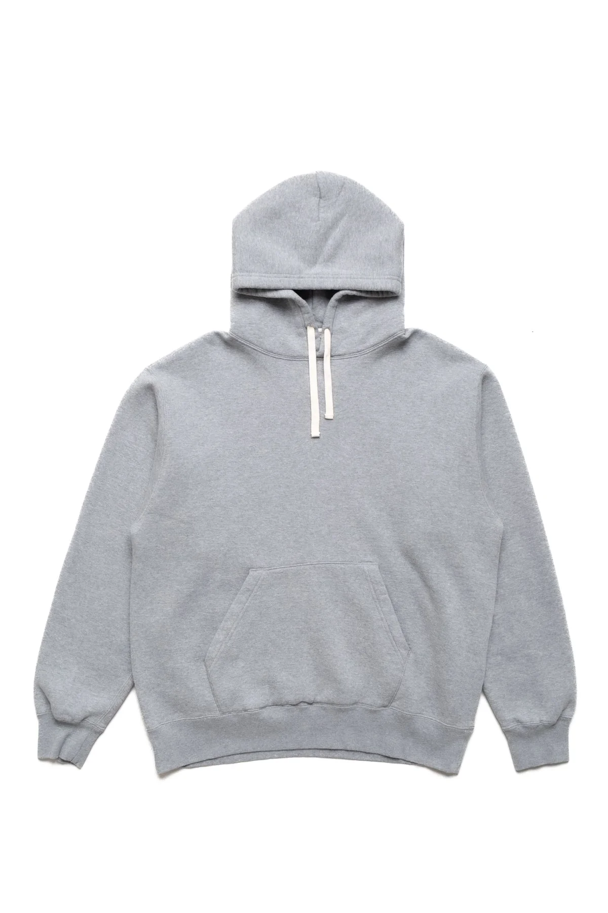 Sweat Pullover Hoodie Raised Back - Grey - 1