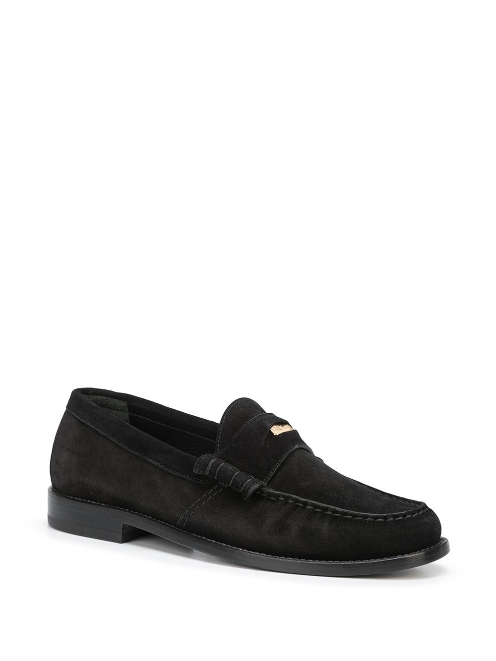 suede penny loafers - 2