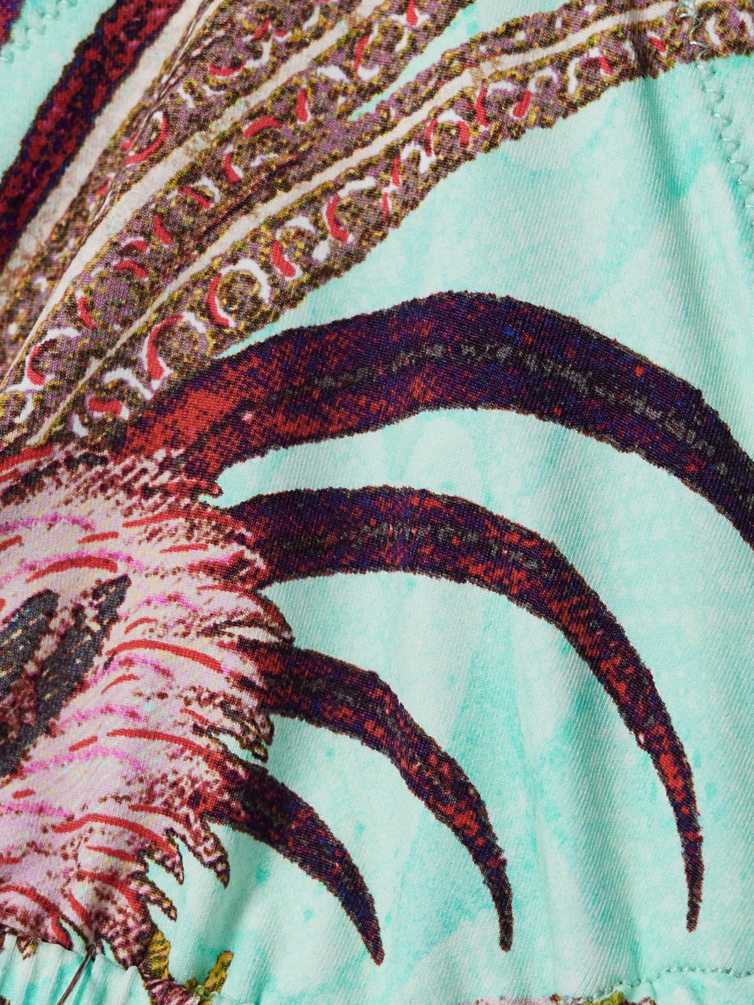 + Roberto Cavalli Signature Swim Triangle Top - Fagianella Multi - 4