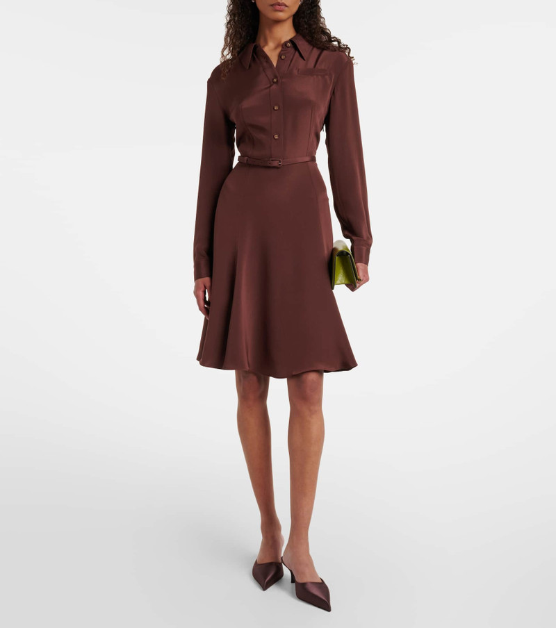 ROLAND MOURET Silk shirt dress outlook
