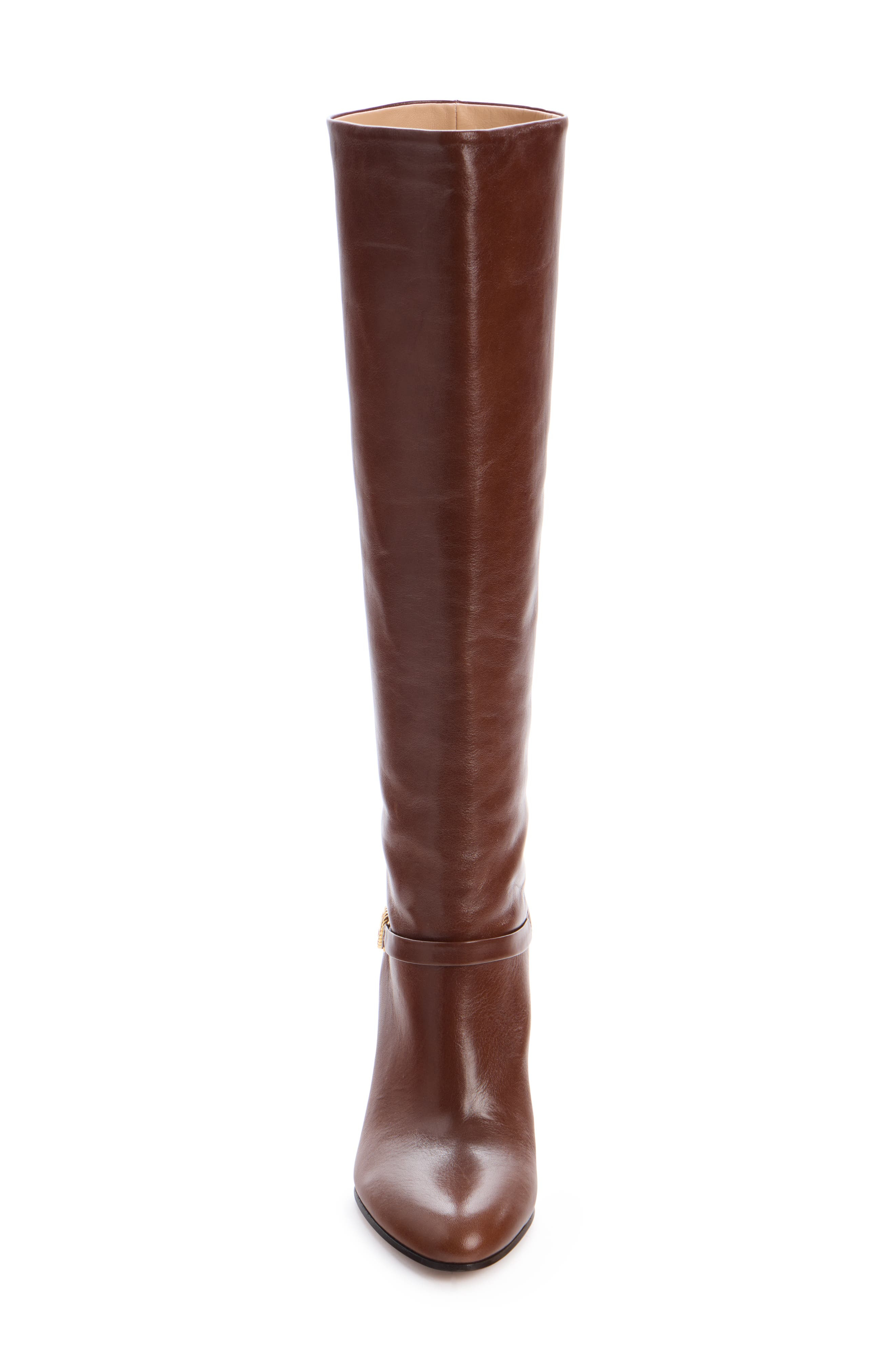 Chloé Eve Knee High Boot in Sooty Brown at Nordstrom - 4