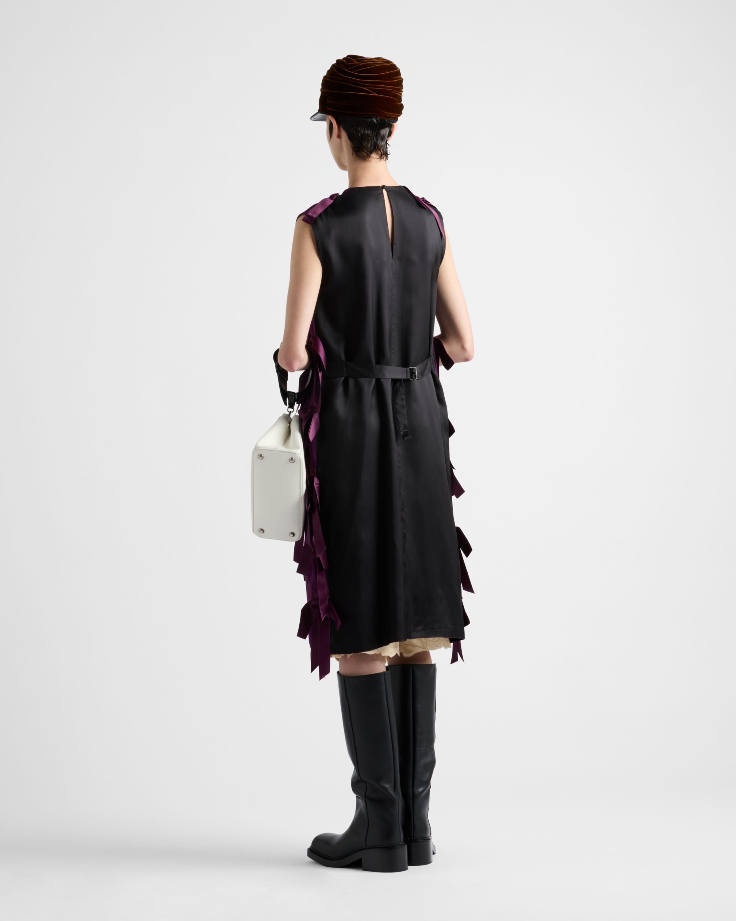 【プラダ・PRADA】Sable dress with bows Prada Sablé Dress with Bows | Saks Fifth Avenue